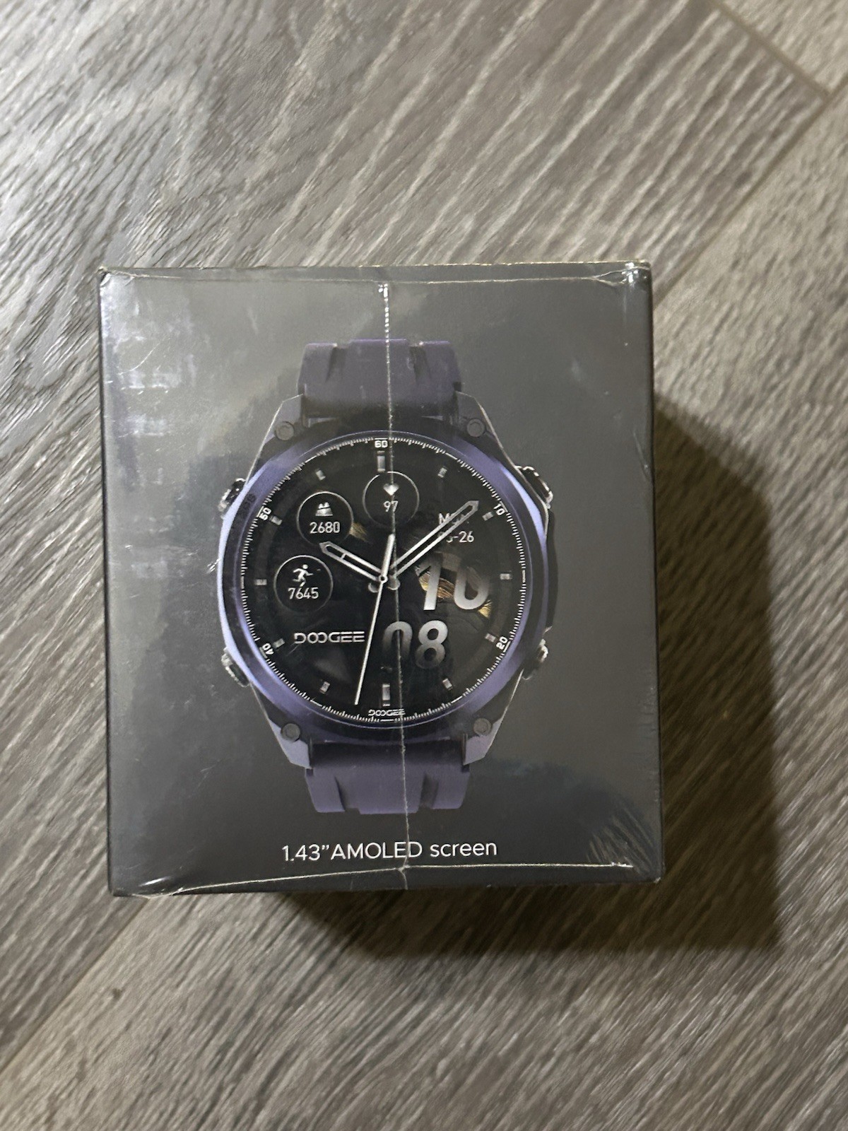 DOOGEE Anywise W1 Pro Smartwatch 47.5mm AMOLED GPS HR BT iOS/Android