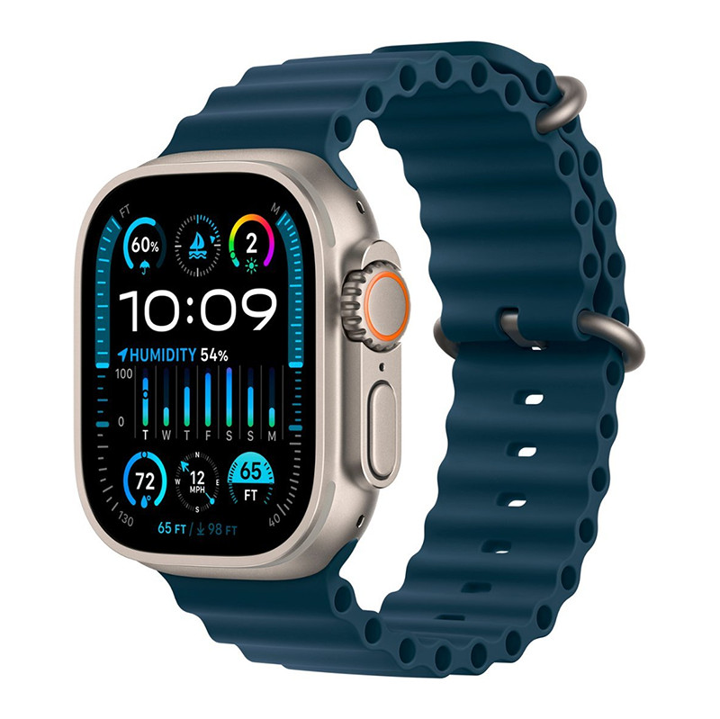 Apple Watch Ultra 2 49mm GPS + Cellular Titanium Case w/ Blue Band MREG3LL/A