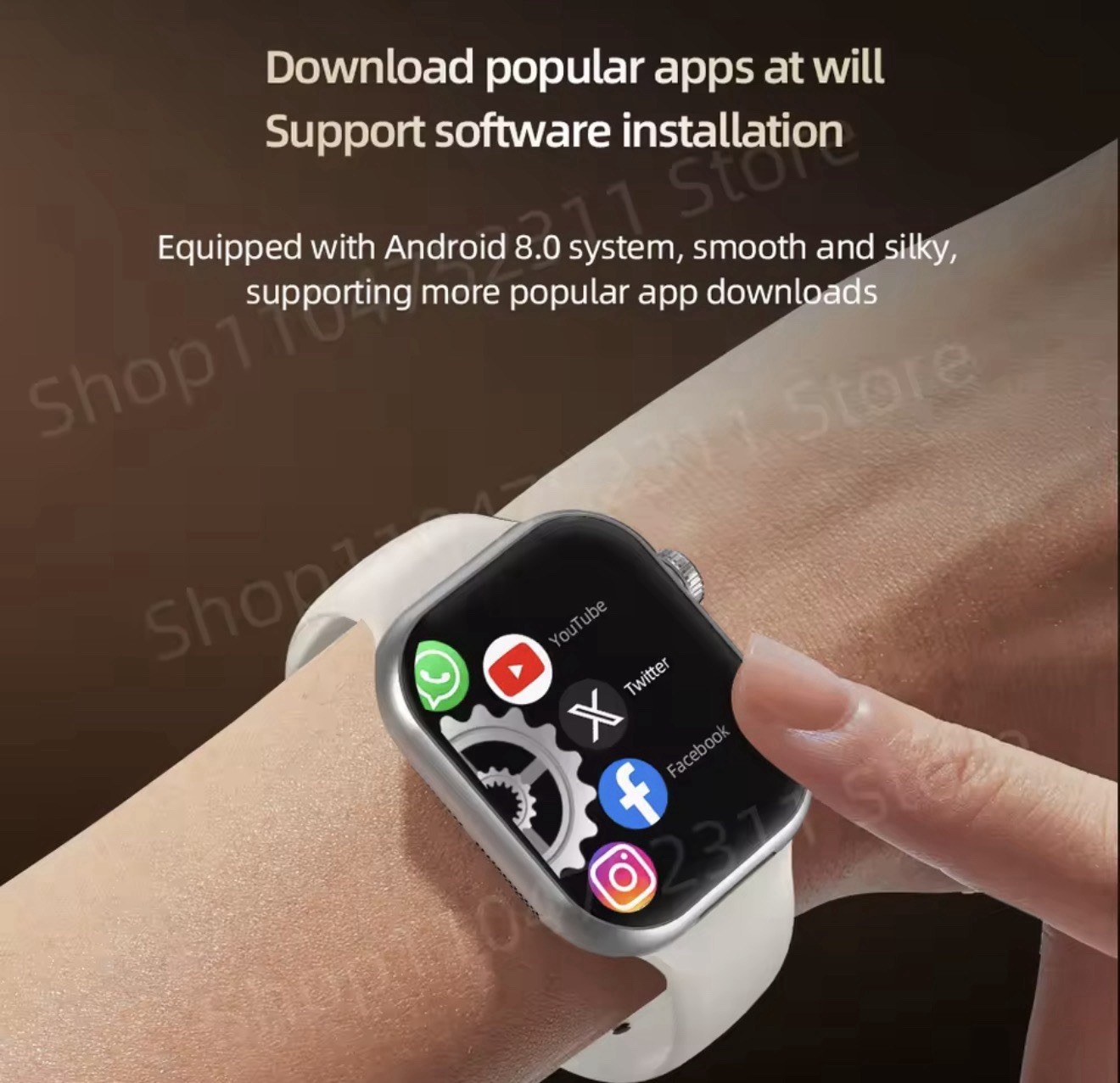 5G Smartwatch S11 Plus 5G LTE Android 12.0 Smart WatchRotating Camera GPS WIFI