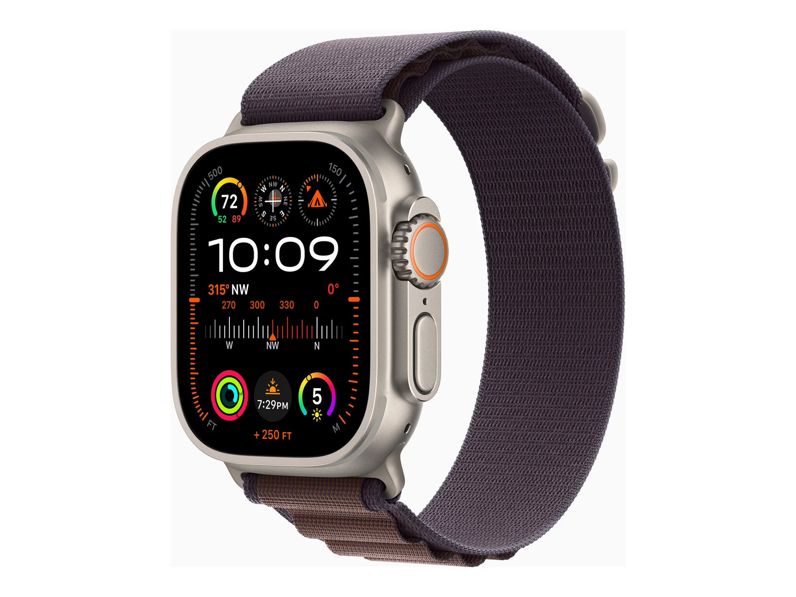 Apple Watch Ultra 2 [GPS + Cellular 49mm] Smartwatch with Rugged Titanium Case &