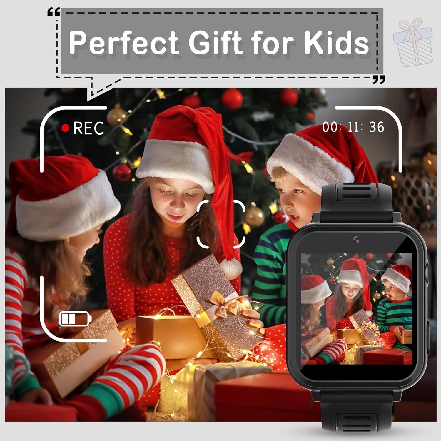 Fun Multifunctional Smart Watch for Kids – Camera, Games, Music & More