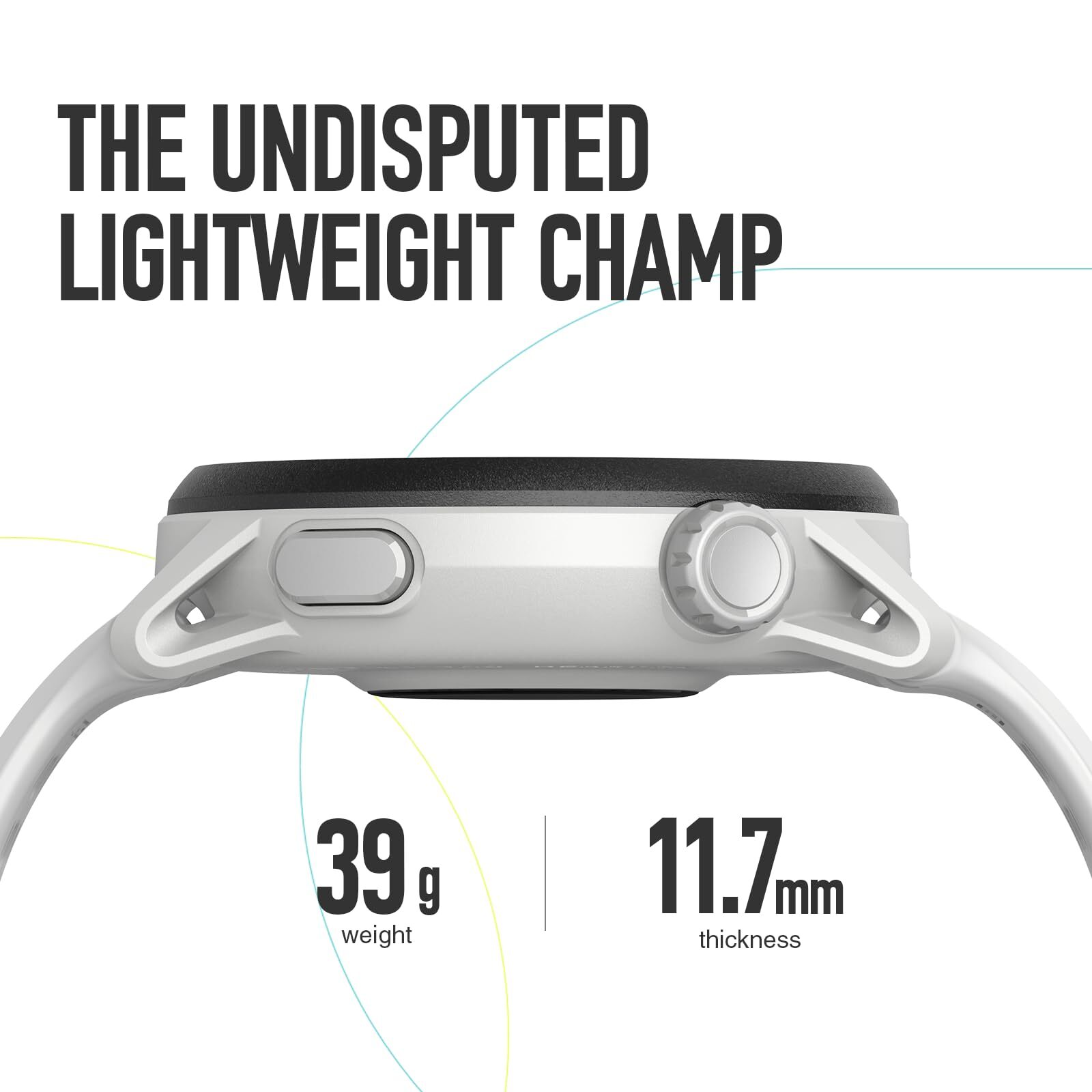 Pace 3 Sport Watch Gps Lightweight And Comfort 17 Days Battery Life Dualfrequenc