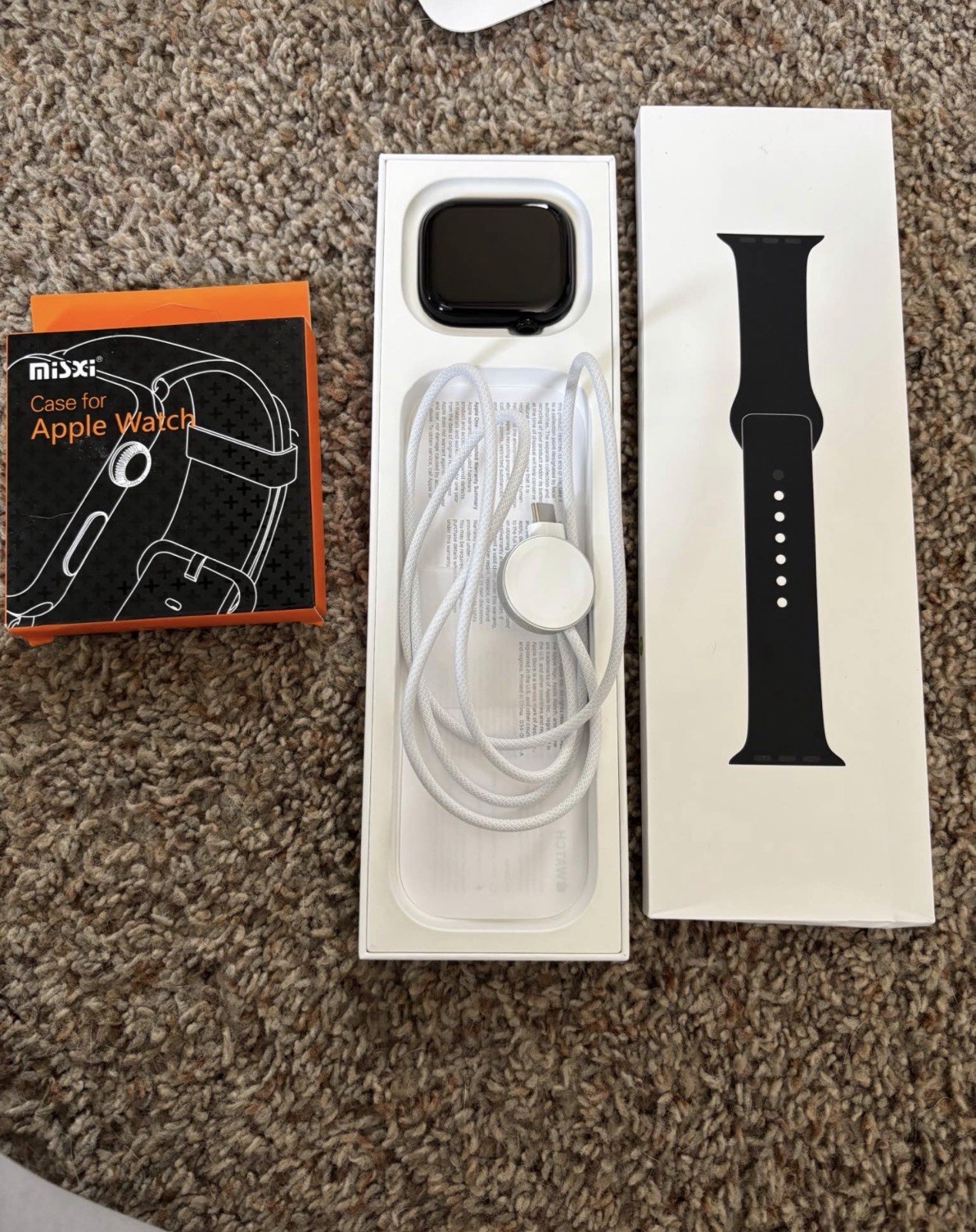 Apple Watch Series 10 46mm GPS, WiFi, Cellular, Unlocked, Aluminum Case Black