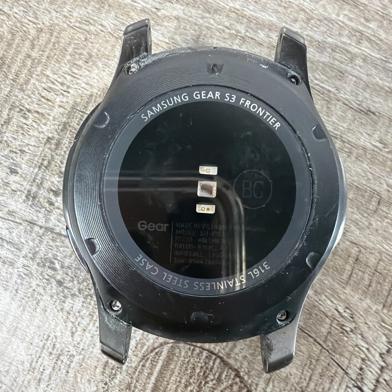 Samsung Galaxy Gear S3 Frontier Smart Watch Bluetooth WiFi Untested