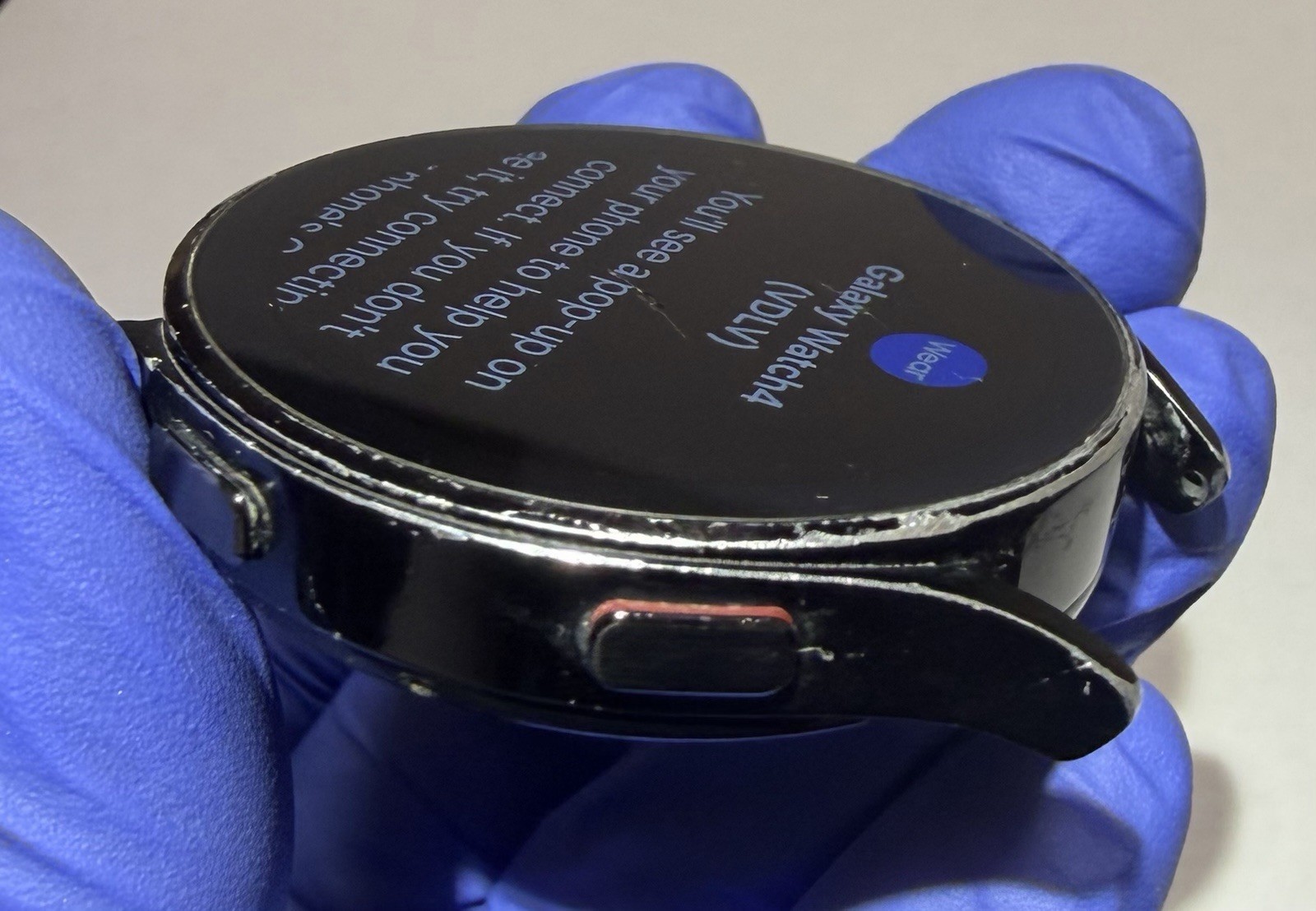 Samsung Galaxy Watch4 40mm LTE Black SM-R865U Smartwatch Tested Read