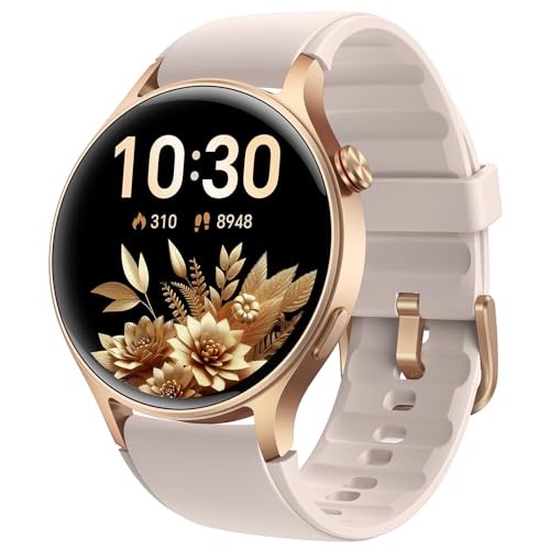 Smart Watch for Women, Answer/Make Call, 1.32” S/M/L Rose Gold Rose Gold