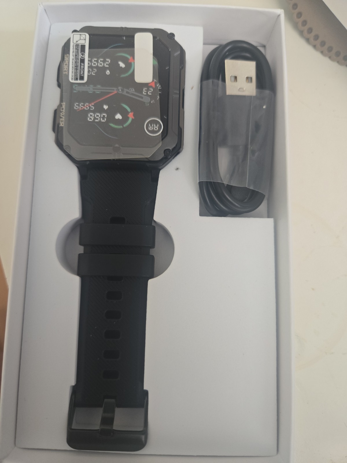 Blackview C20PRO 1.83 Inch BT Call Smart Watch Men IP68 Waterproof Sports Black