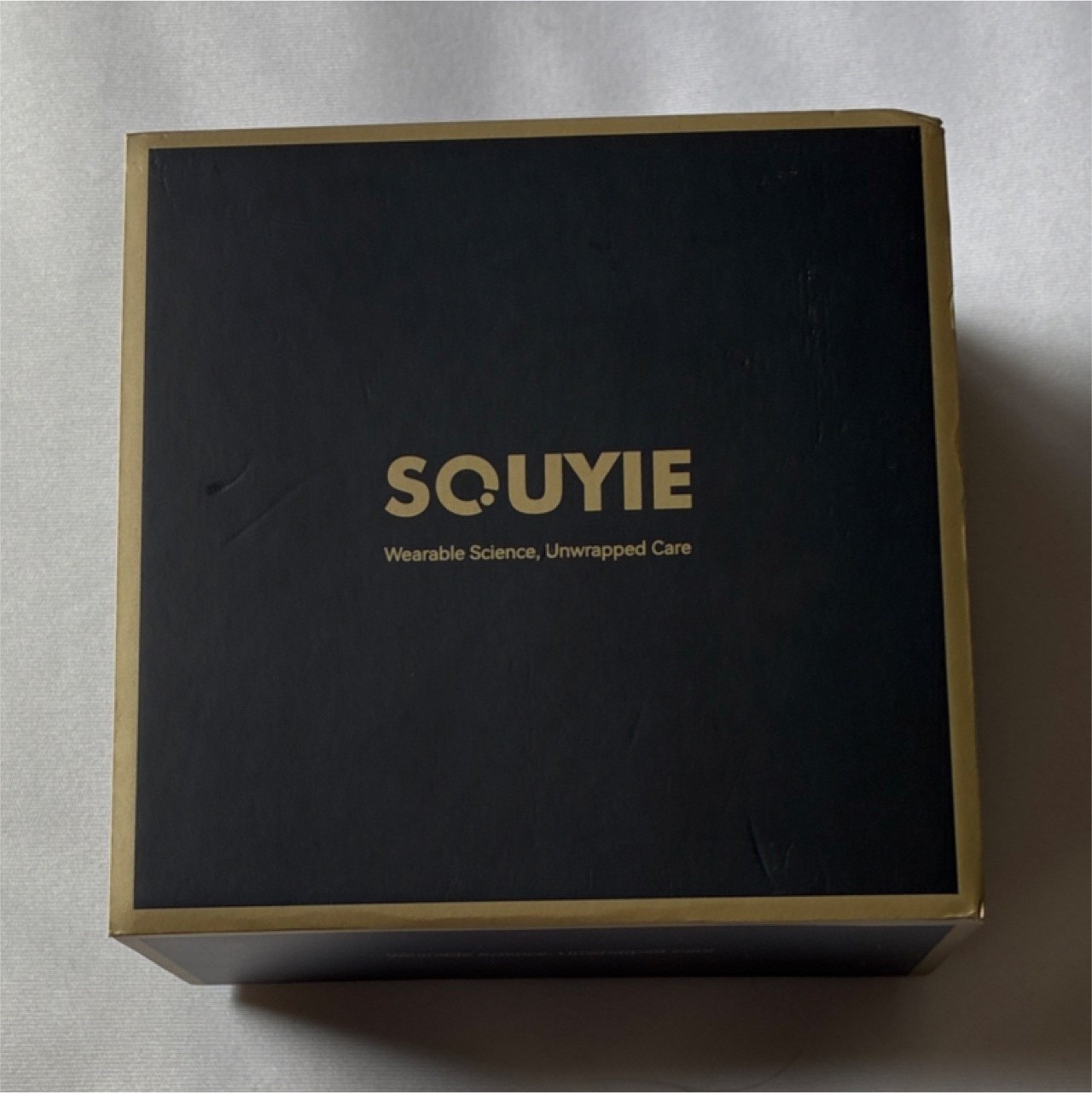SOUYIE Smart Watch Black Aluminum Case Black Silicone Band Wearable Technology