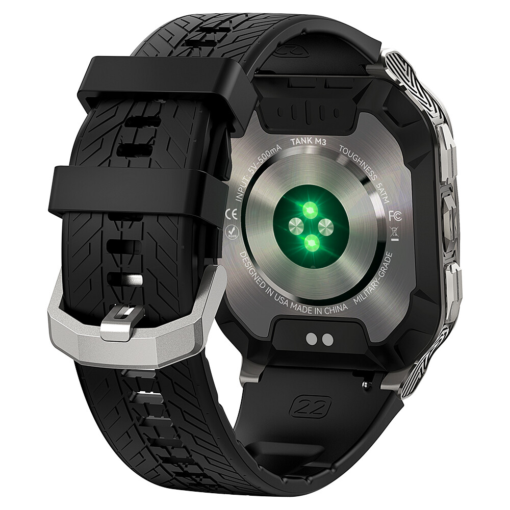 AMAZTIM TANK M3 Smart Watch Men Smart Watches 480mAh Big Battery Bluetooth Watch