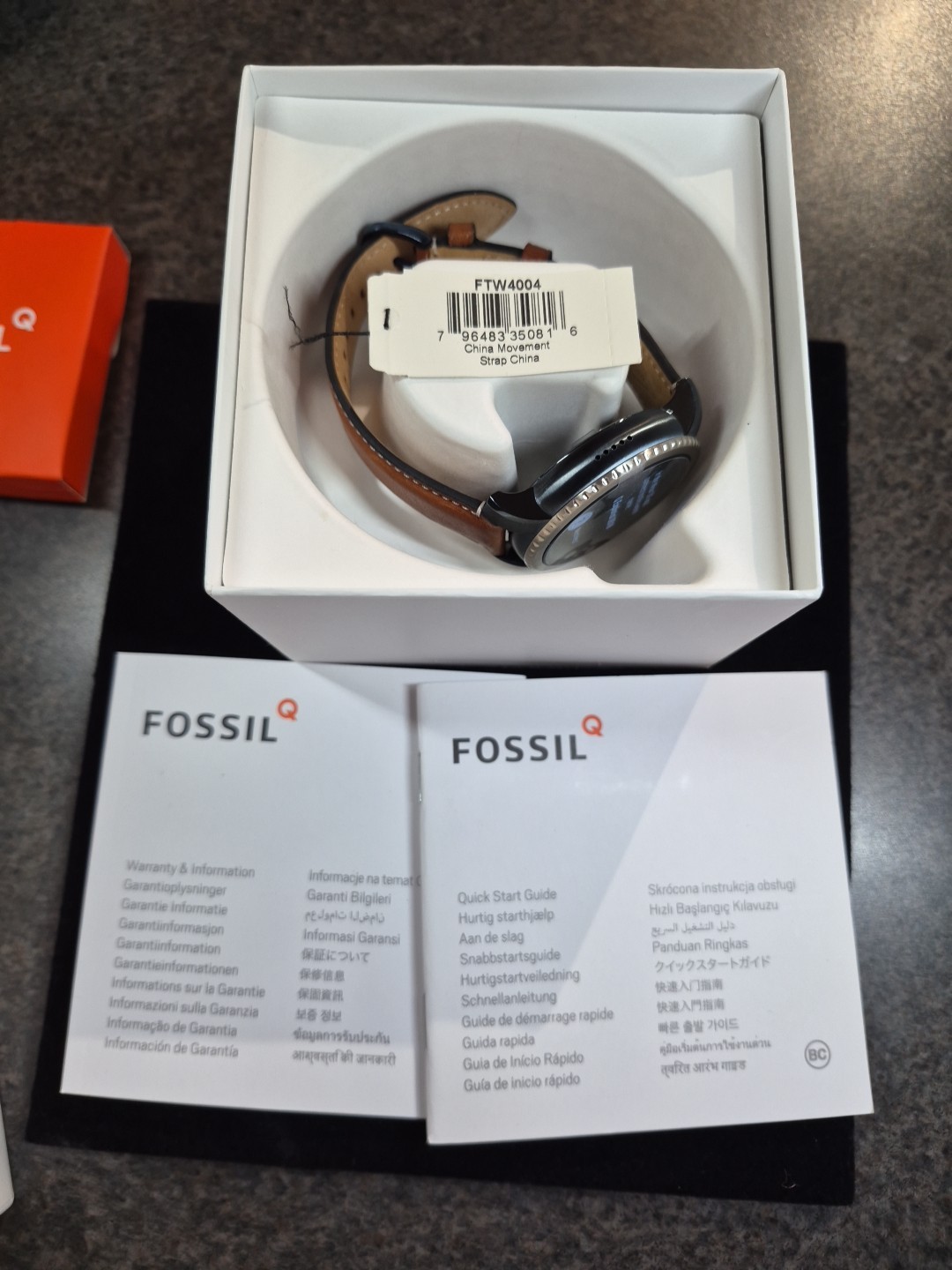 Fossil Smart Watch Q Explorist Gen 3 (Model FTW4004 / DW4A)