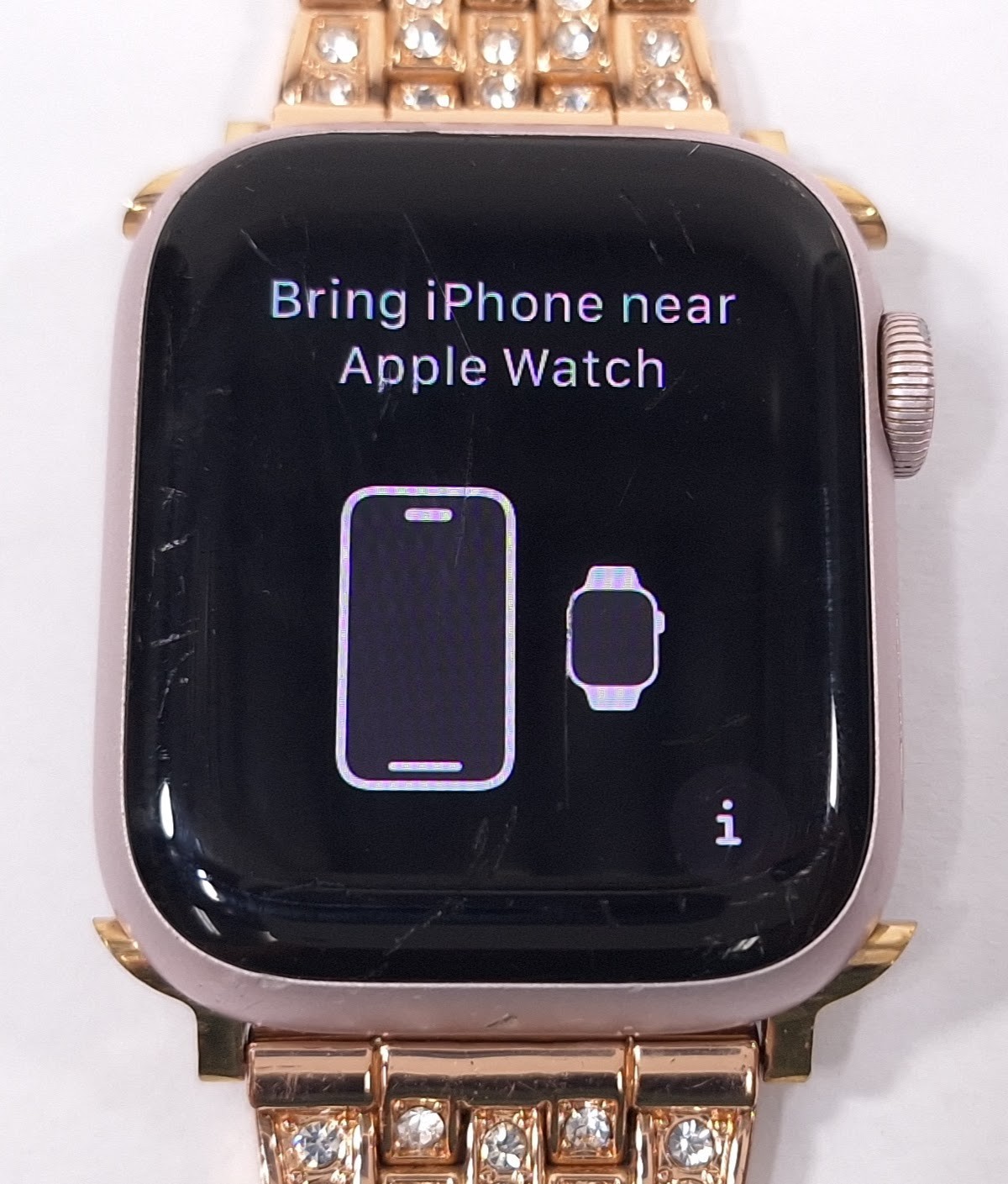 Apple Watch Series 9 (GPS + Cellular) Pink 41mm Aluminum A2982 MRHY3LL/A W/ Band