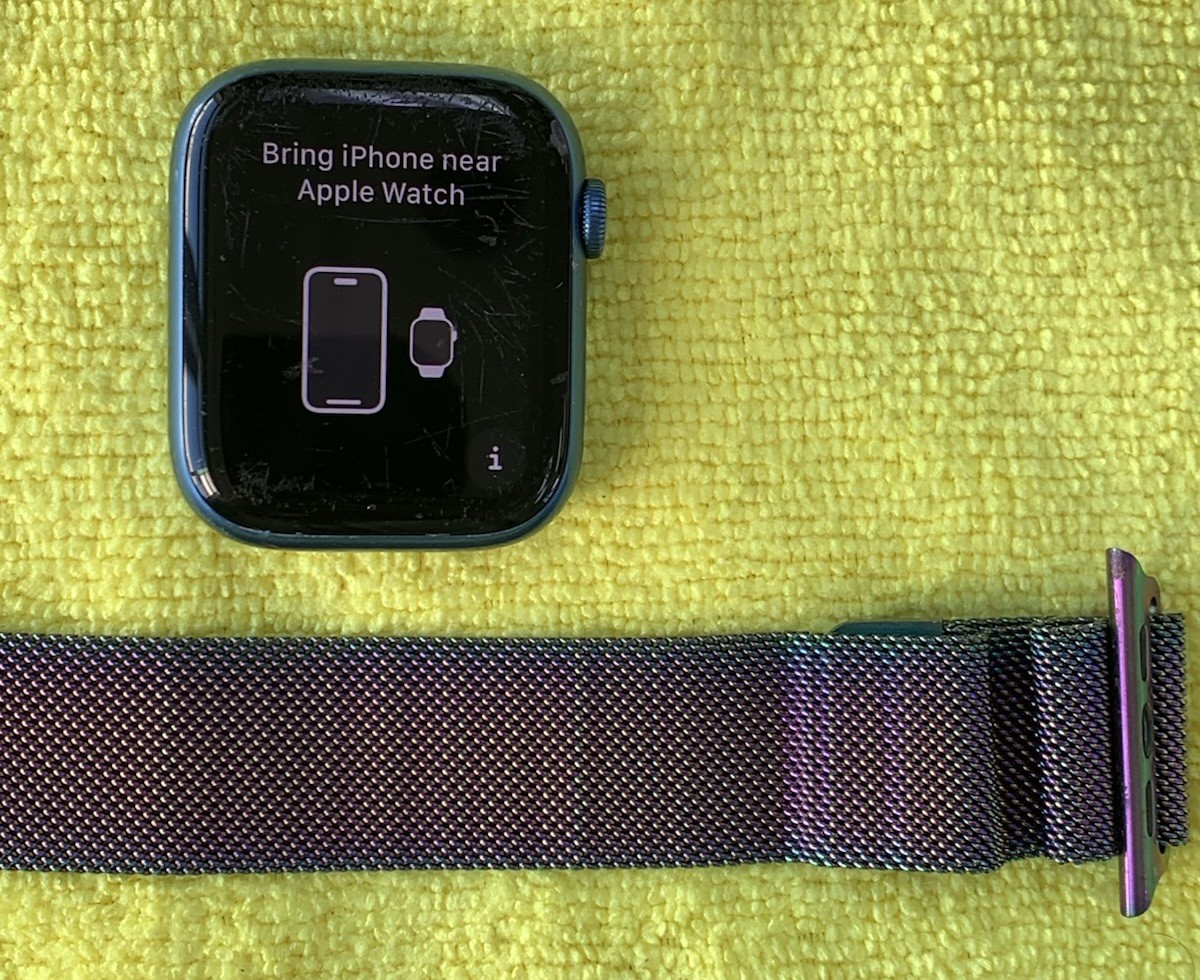 Apple Watch Series 7, 45mm Regular (GPS + Cellular) parts/repair – Blue