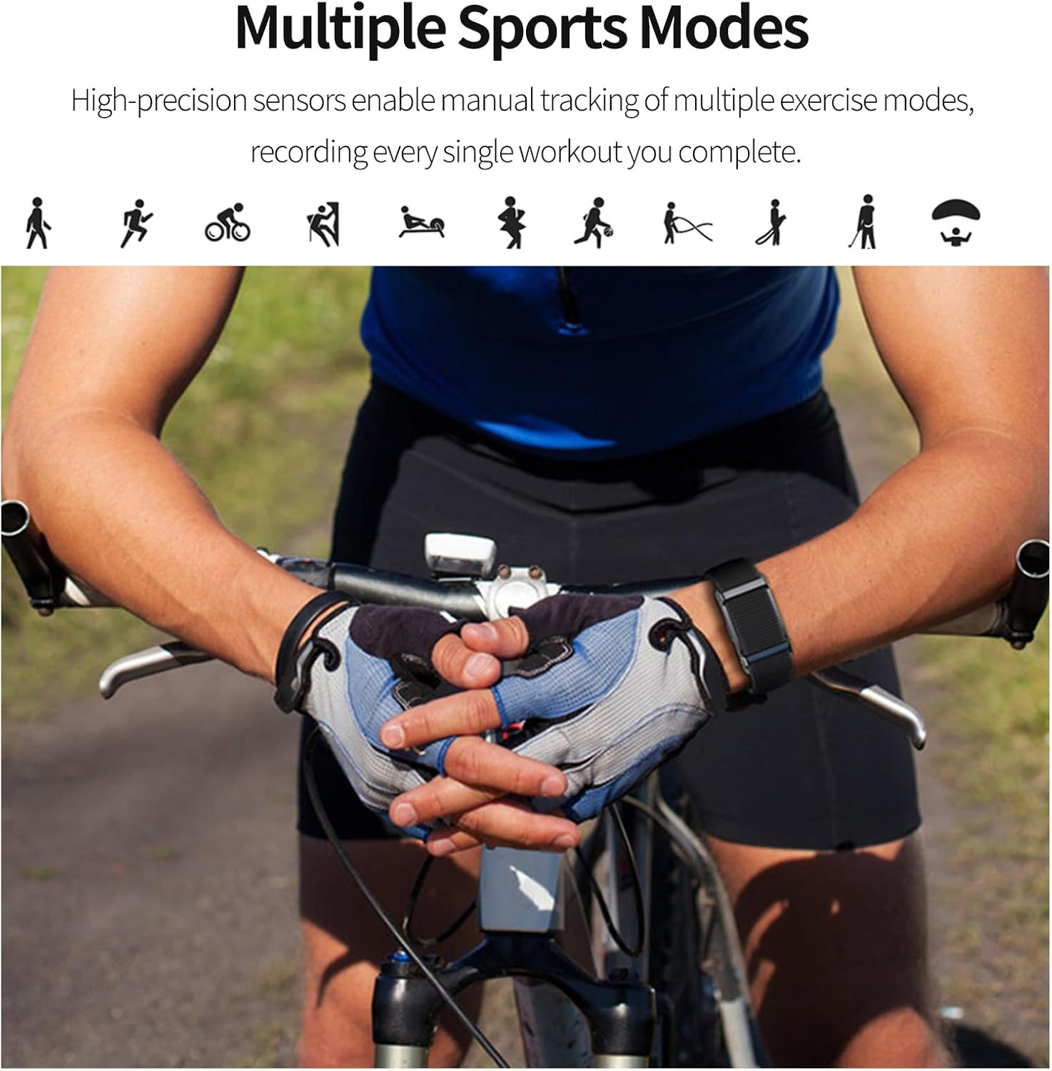 Smart Fitness Tracker Bracelet for Men & Women – Heart Rate & Sleep Monitor