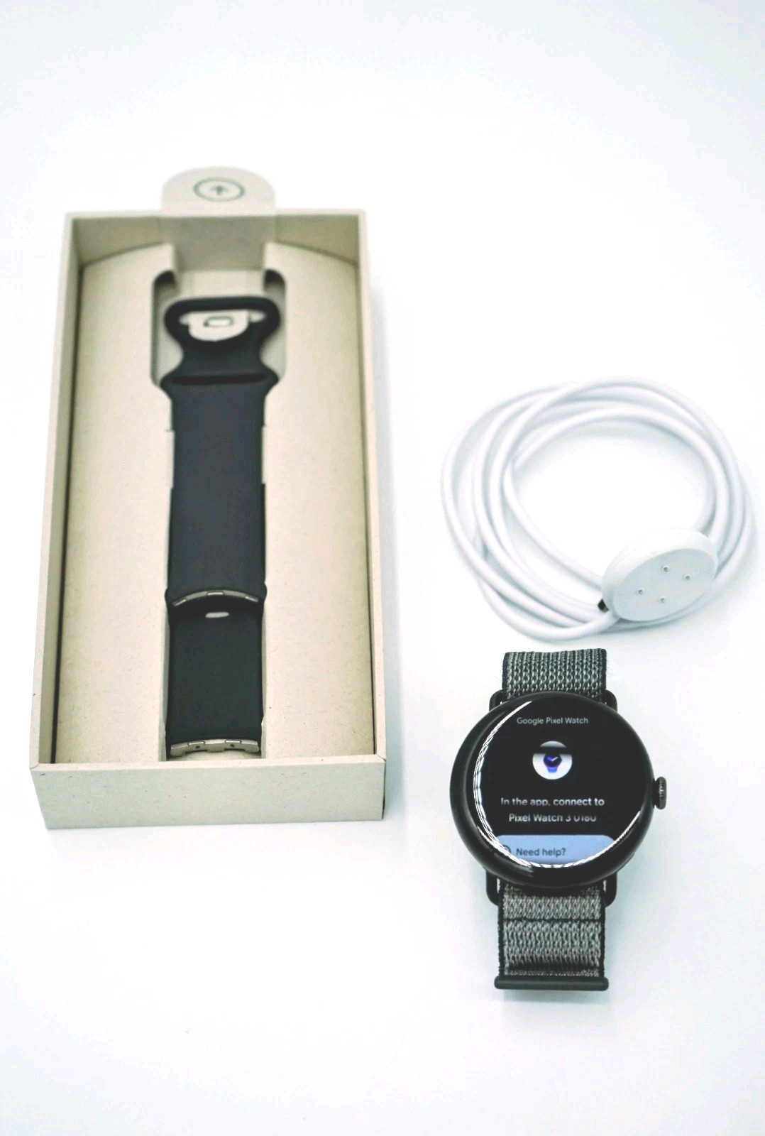 Google Pixel Watch 3 45mm LTE Matte Black + Extra Band (Open Box/Used)