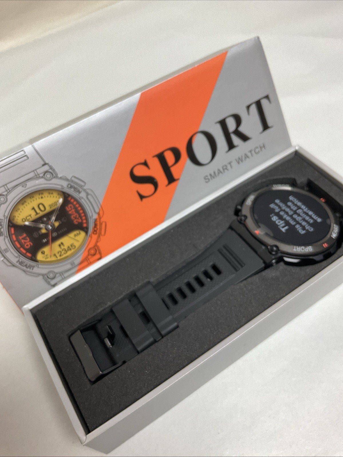 Realtek8762C Men’s Fitness Outdoor Tactical Smartwatch With Bluetooth Call