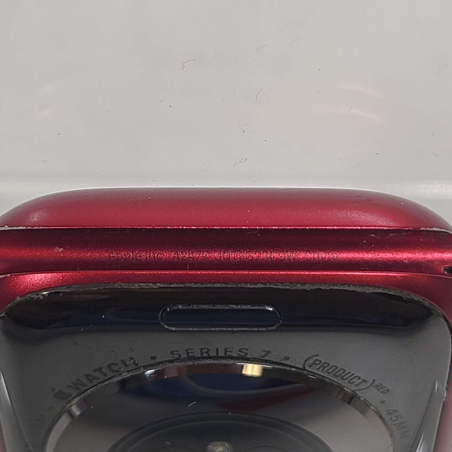 GPS Only Apple Watch Series 7 45MM Red Aluminum Red Sport Band MKJC3LL/A