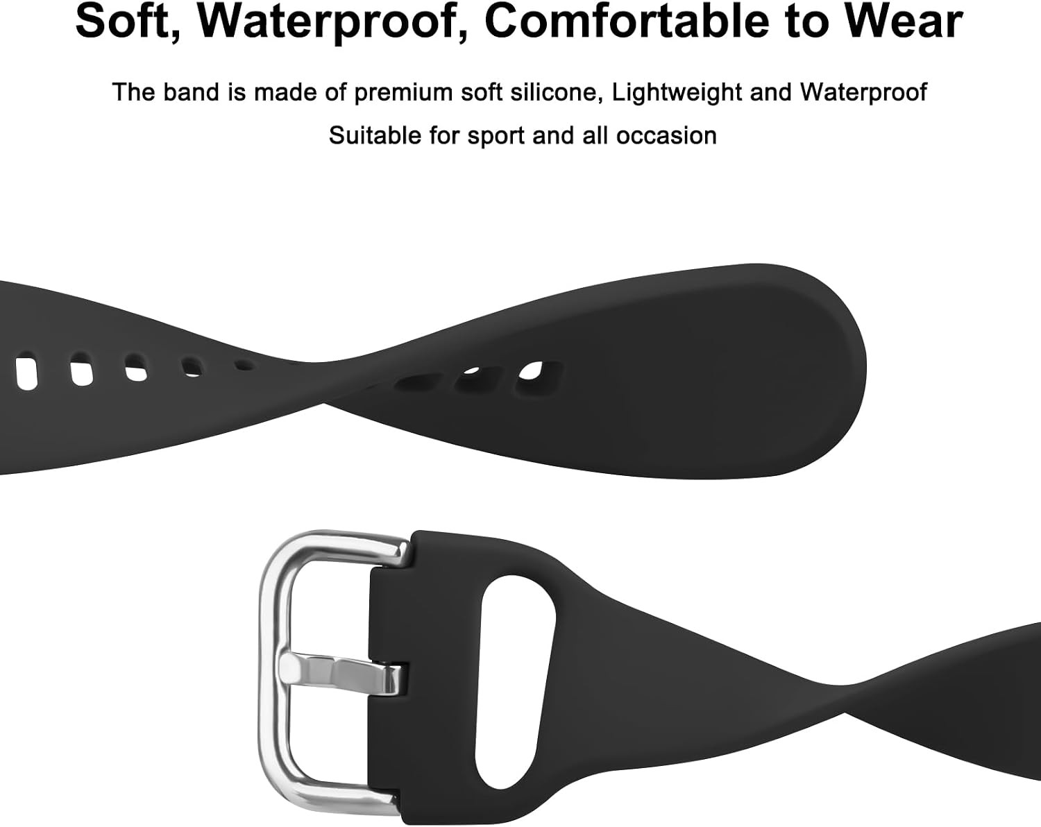 Soft Silicone Band for Amazfit GTR 3 / GTS 4 Mini 20mm Quick Release Strap