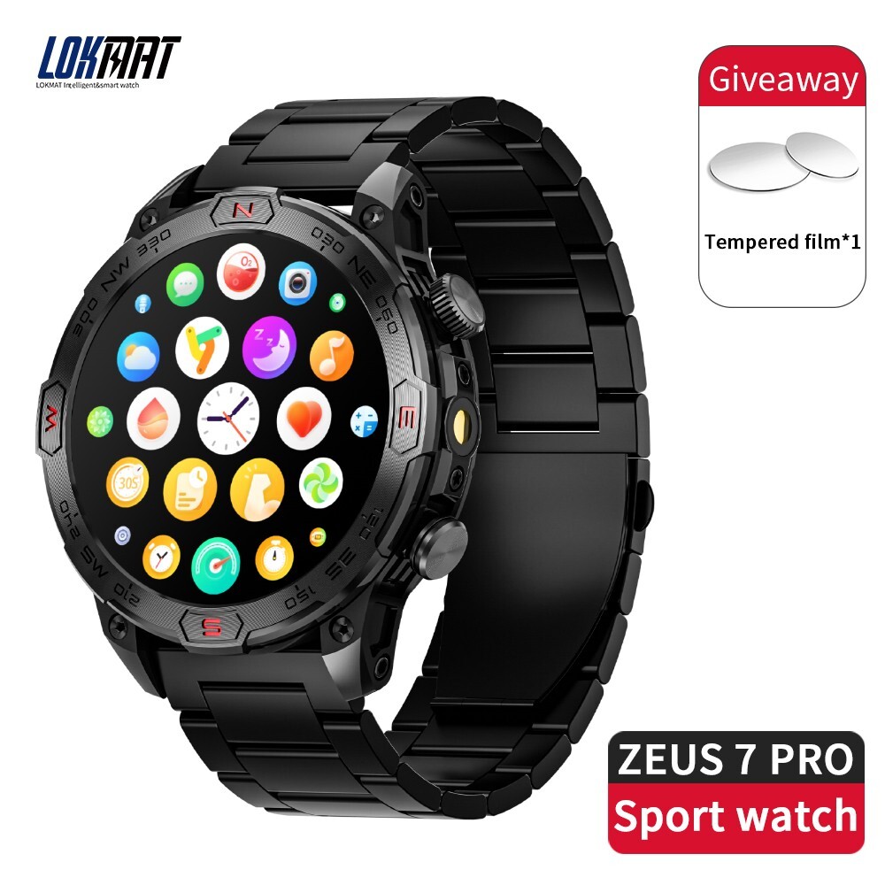 LokMat Zeus 7 Pro Sport smartwatch Bluetooth call fitness tracker Smart Watches