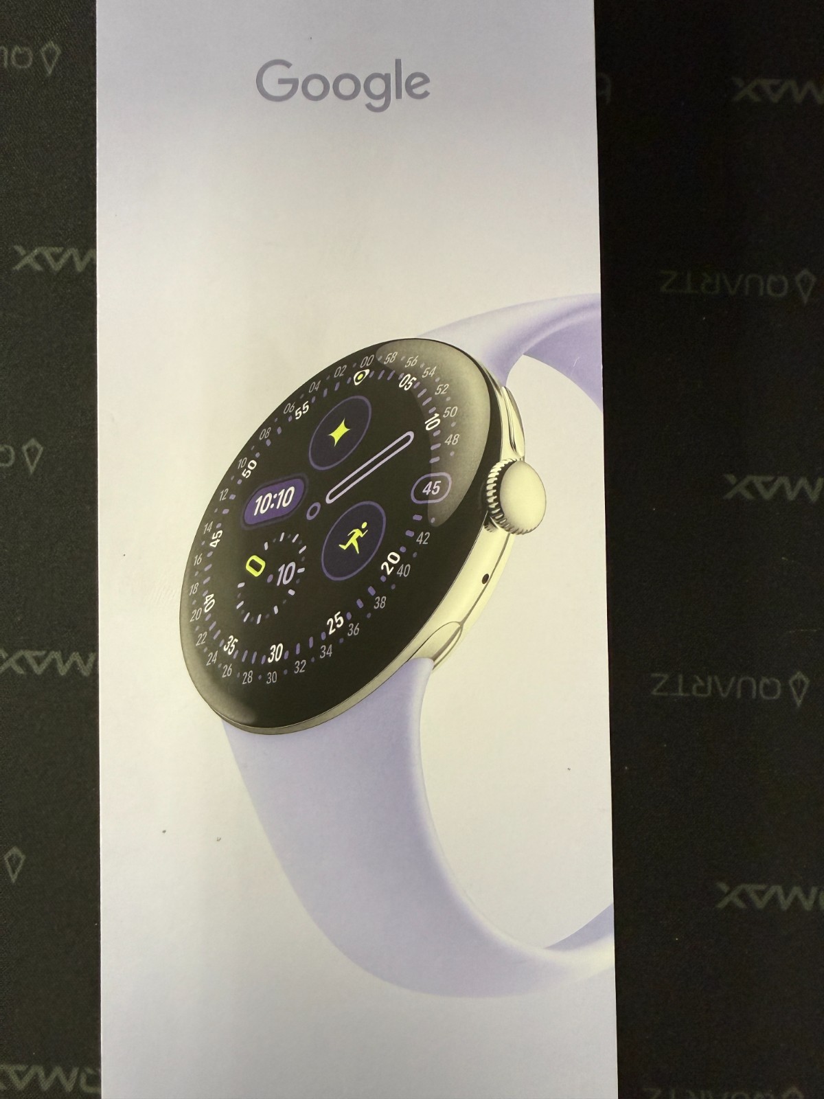 Google – Pixel Watch 4 (41mm) – LTE – Polished Silver Case – Iris Band – (2025)