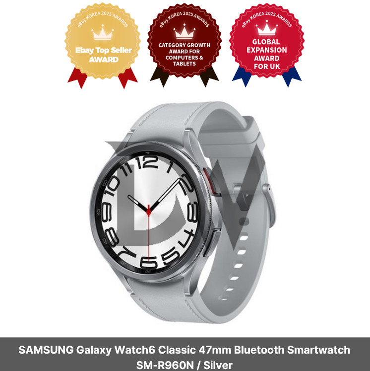 SAMSUNG Galaxy Watch6 Classic 47mm Bluetooth SM-R960N Smartwatch / Silver