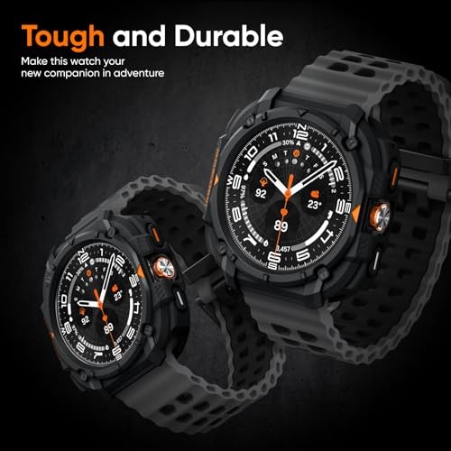 2 Pack Rugged TPU Case for Samsung Galaxy Watch Ultra 47mm and Watch 8 40mm/44mm