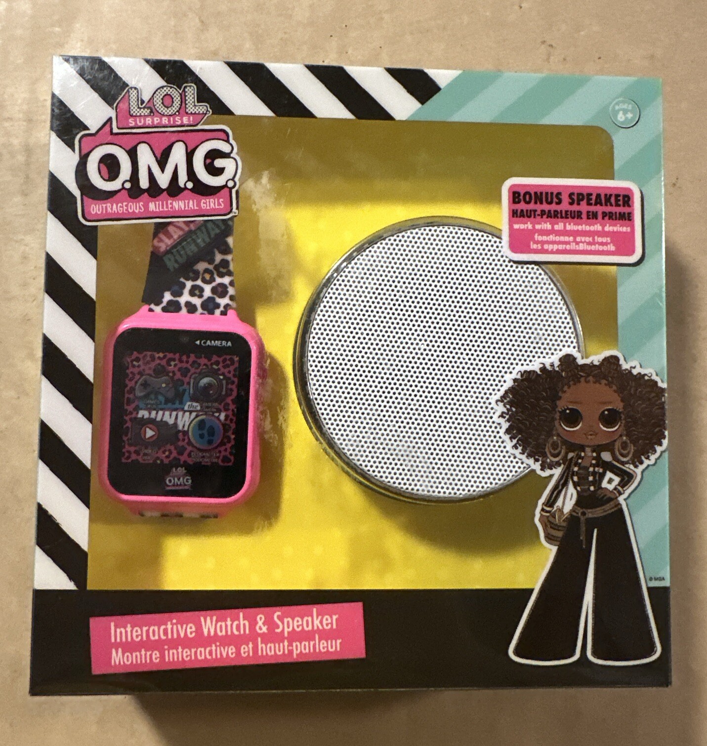 LOL Surprise O.M.G Interactive Kid’s Watch And Speaker Brand New Factory Sealed