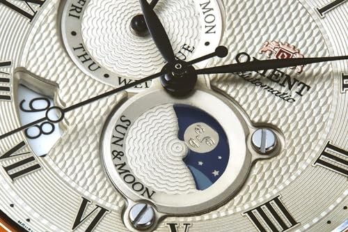 ORIENT Sun & Moon RN-AK0001S Automatic Men’s Watch White Dial Japan