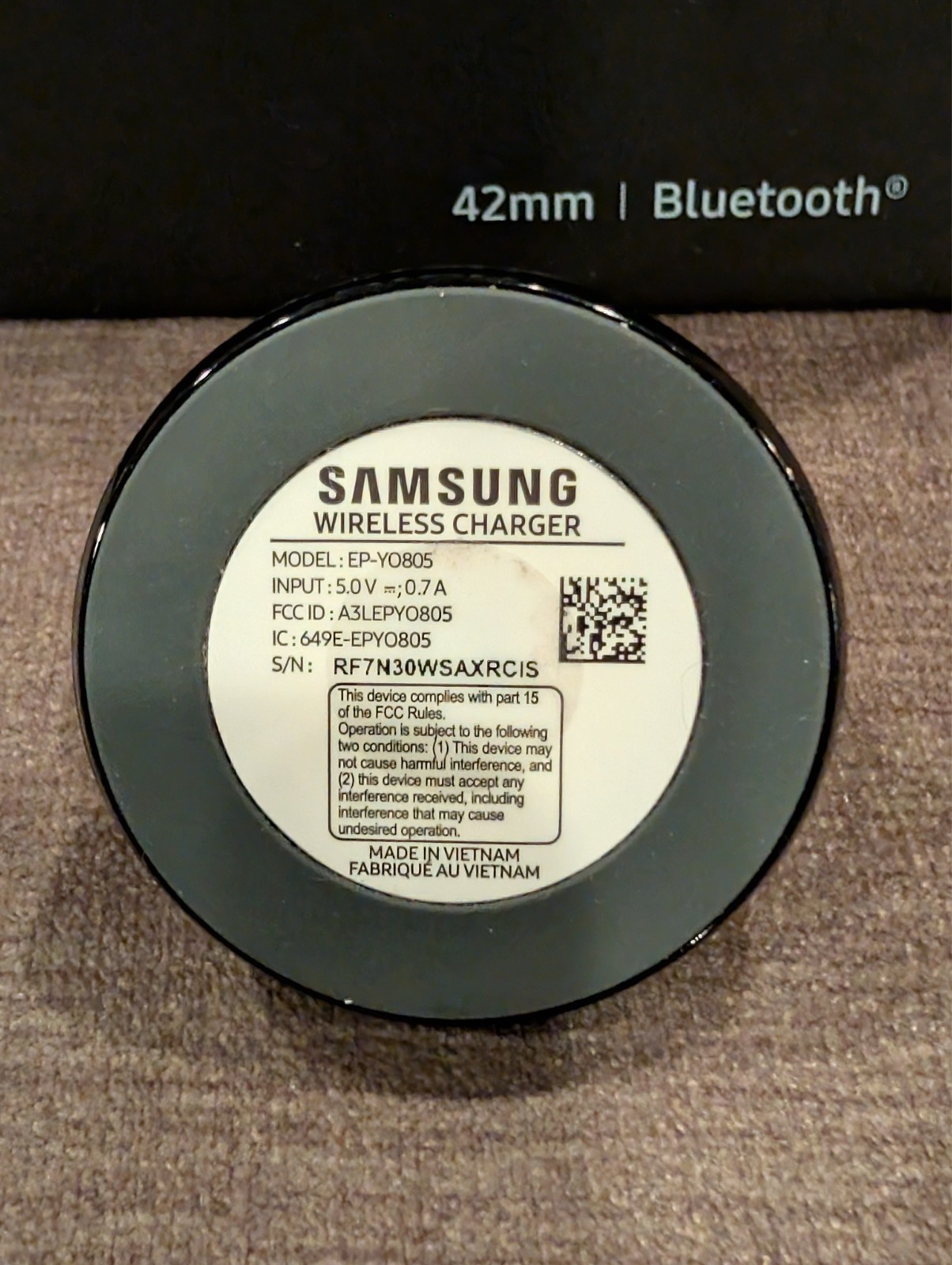 Samsung Galaxy SM-R810 Smartwatch 42mm Stainless Steel – Rose Gold + Extras!