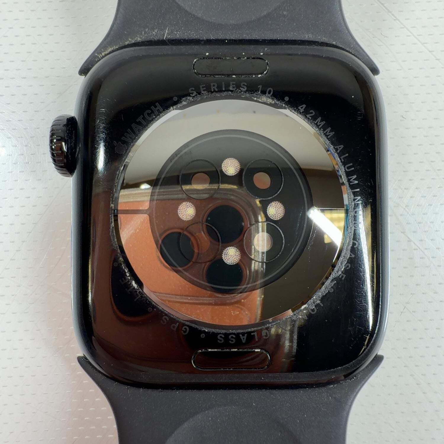 Unlocked Apple Watch Series 10 42MM Black Aluminum Black Sport Band MWX73LW/A