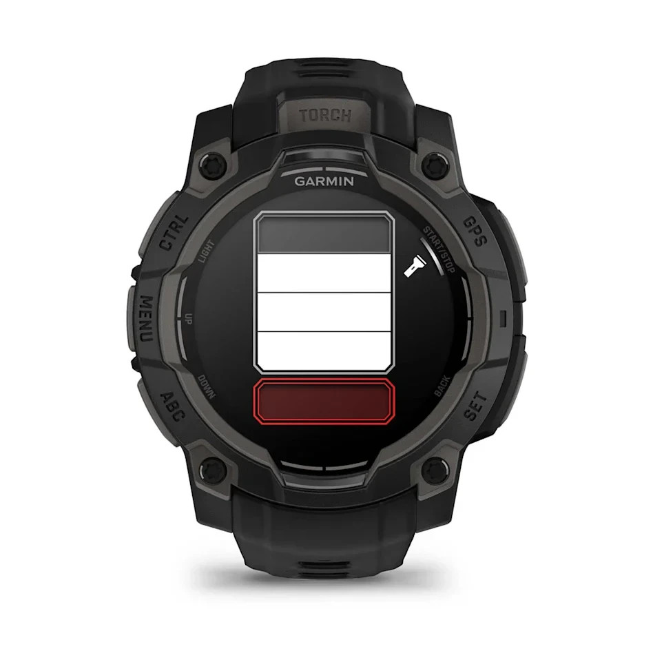 Garmin Instinct 3 45MM GPS Smartwatch with AMOLED Display, Black with Black Band