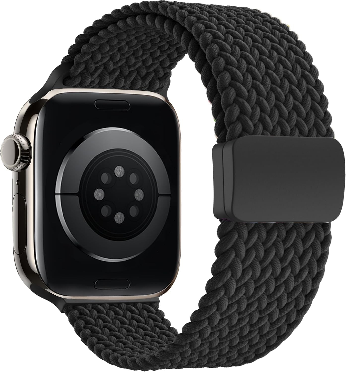 Adjustable Braided Stretch Band for Apple Watch Series 10, 38mm, 40mm, 41mm