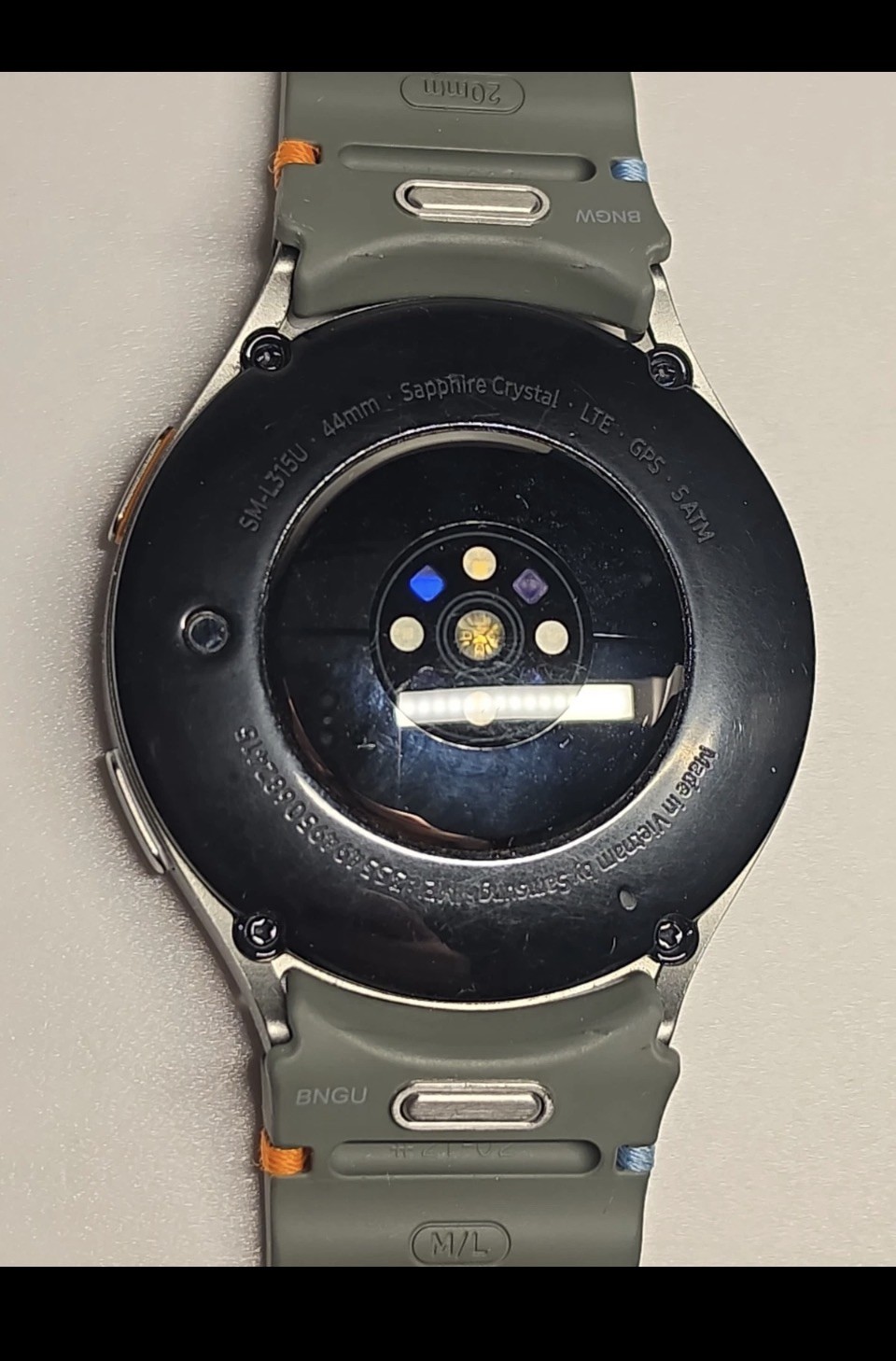 Samsung Galaxy Watch 7 44mm LTE Unlocked Smartwatch with Green Band