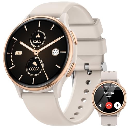 2025 Smart Watches for Women, Waterproof Fitness Tracker – Silver (Model G53)