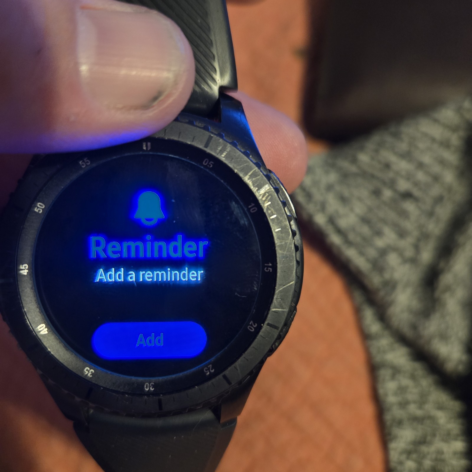 Samsung Galaxy Gear S3 Frontier SM-R760 WiFi Smartwatch Space Gray / Black