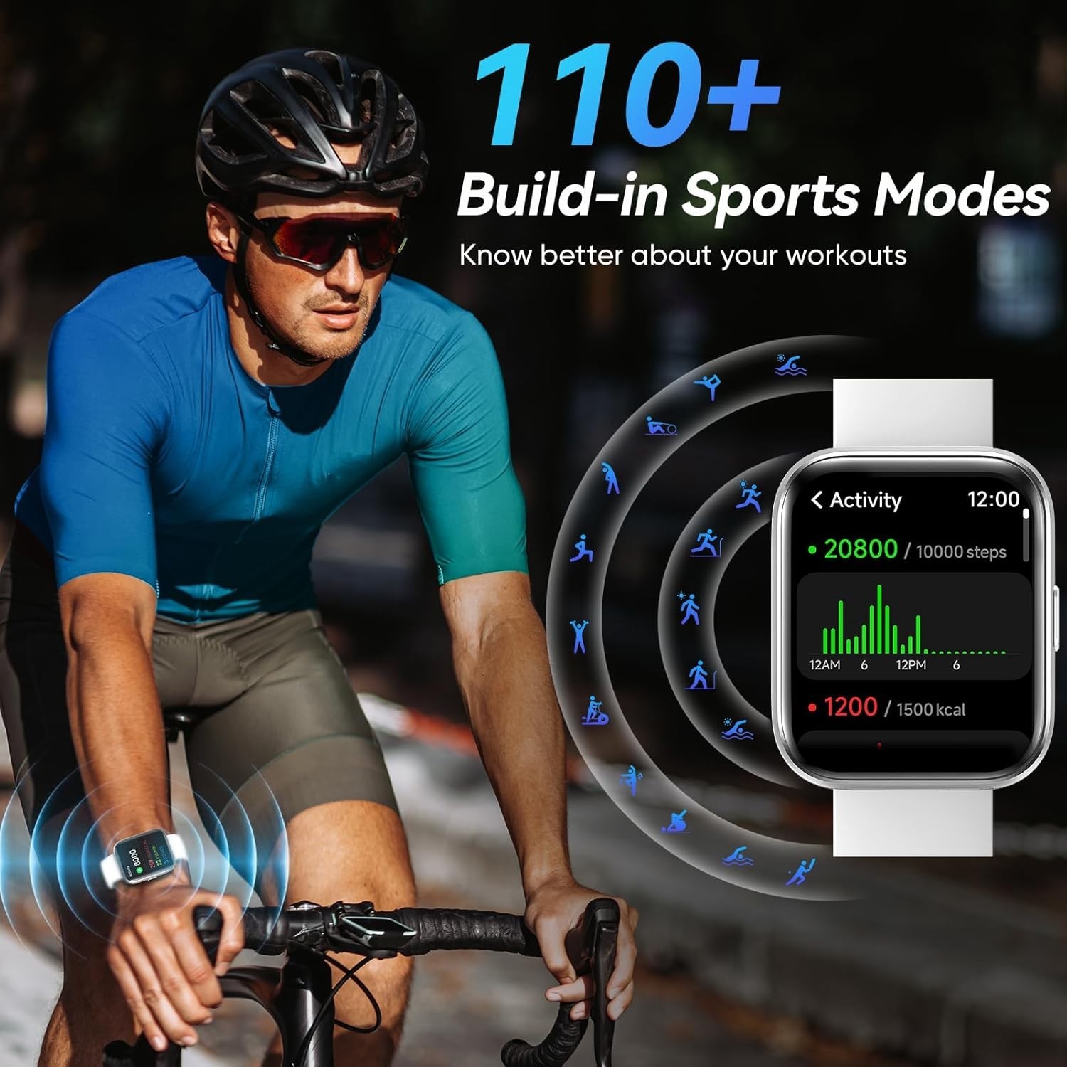 2026 Touch Screen Smart Watch for Men And Women, Bluetooth, Phone Call, Fitness