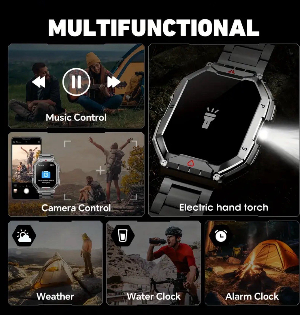 2025 New Smartwatch for Men & Women – 2.0″ HD Touchscreen, Built-in Calling