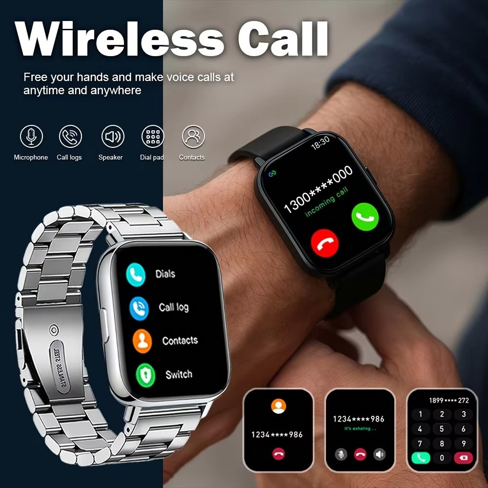 Smart Watch Bluetooth Call Fitness Tracker Heart Rate Monitor 1.81″