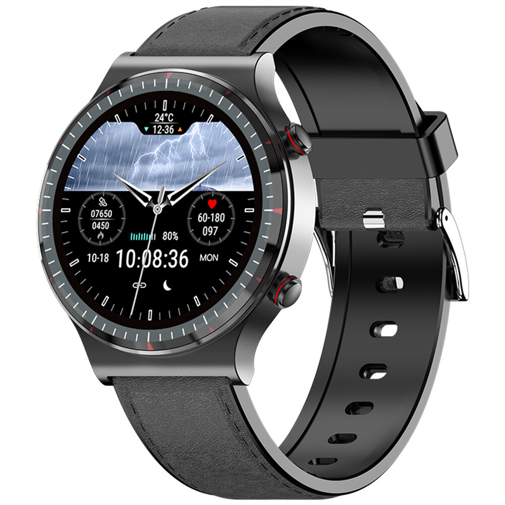Sports Fitness Watches Business Smartwatch 1.3inch Bluetooth 5.0 Fitness Tracker