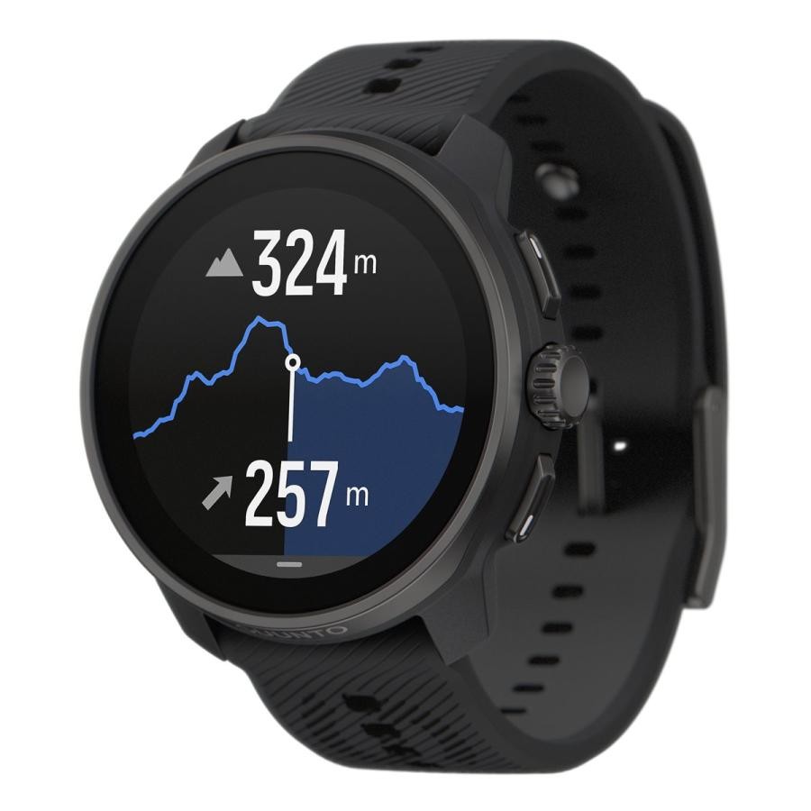 Suunto RACE S ALL BLACK 45mm Silicone Band GPS Smartwatch SS051093000 NEW