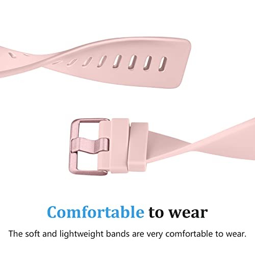 Sport Silicone Strap Compatible with Fitbit Versa 2/Versa Lite/SE Soft Replaceme
