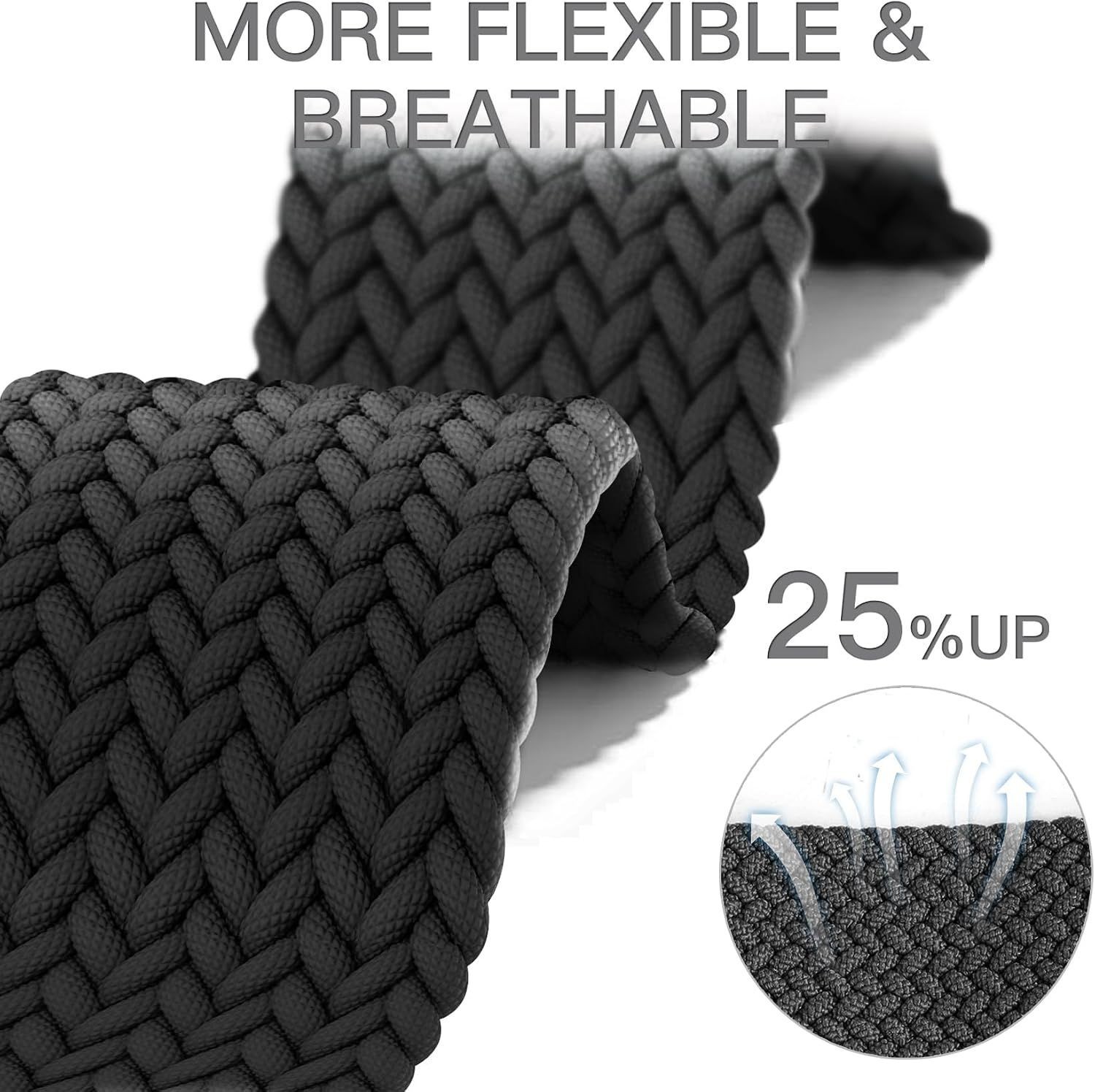 Strap Only For Kospet Tank M3/M2/T3/T2 22mm Nylon Magnetic Stretchy Sport