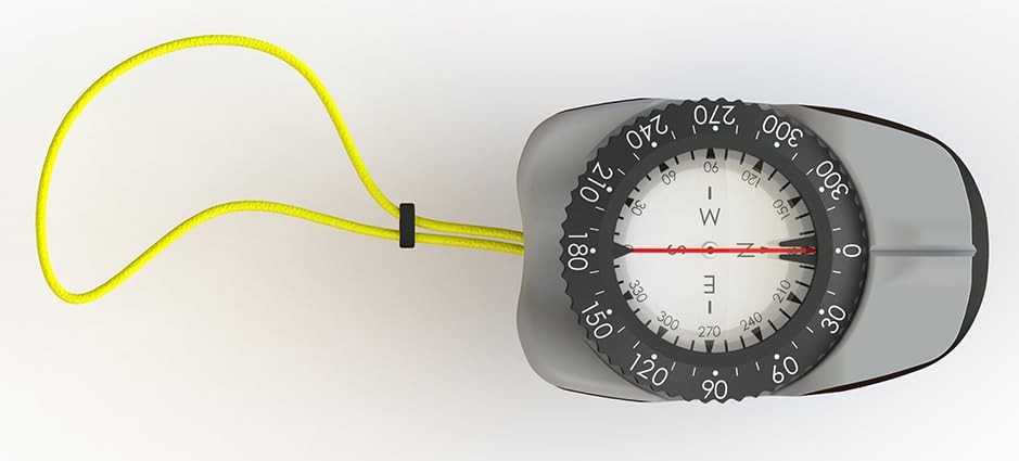 Handbearing Compass – V-Finder – Ergonomic and Ambidextrous Design – 40mm Dia…