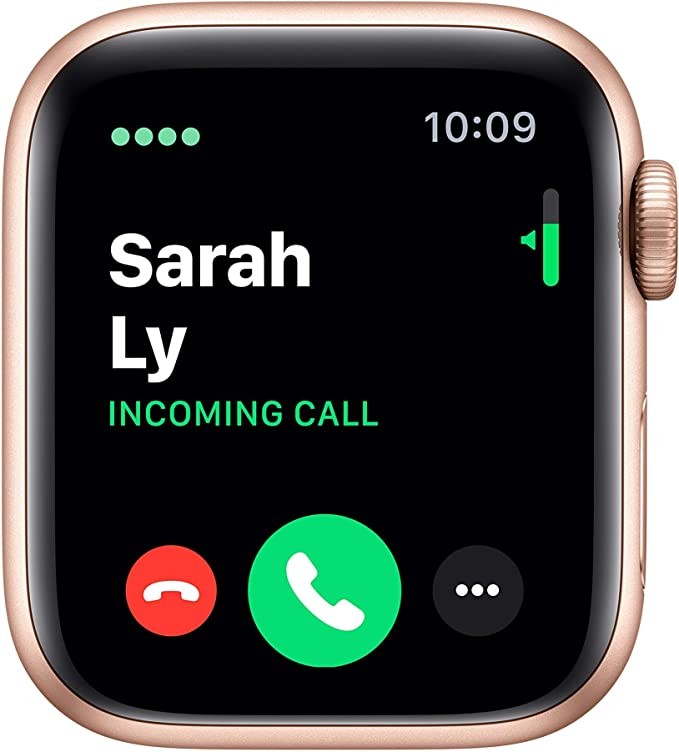 Apple Watch 5 GPS Cellular 40MM Gold Aluminum Pink Sport CRACKED SCREEN/LCD