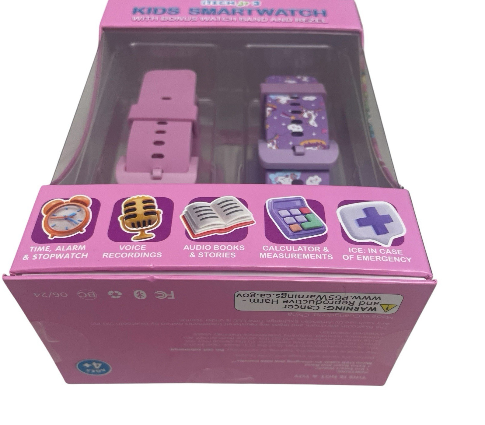 Itech Junior 3 Kids Bluetooth Enable Smartwatch Unicorn Interchangeable Straps
