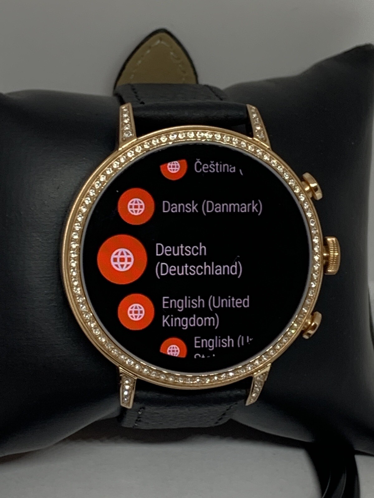 Fossil Gen 4 Authentic Digital Dial Smart Watch Custom Band FTW6015 QT771