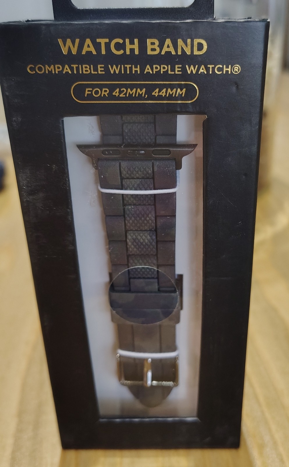 NEW 42mm/ 44mm Camo Rubber Watch Band Strap for Apple Watch