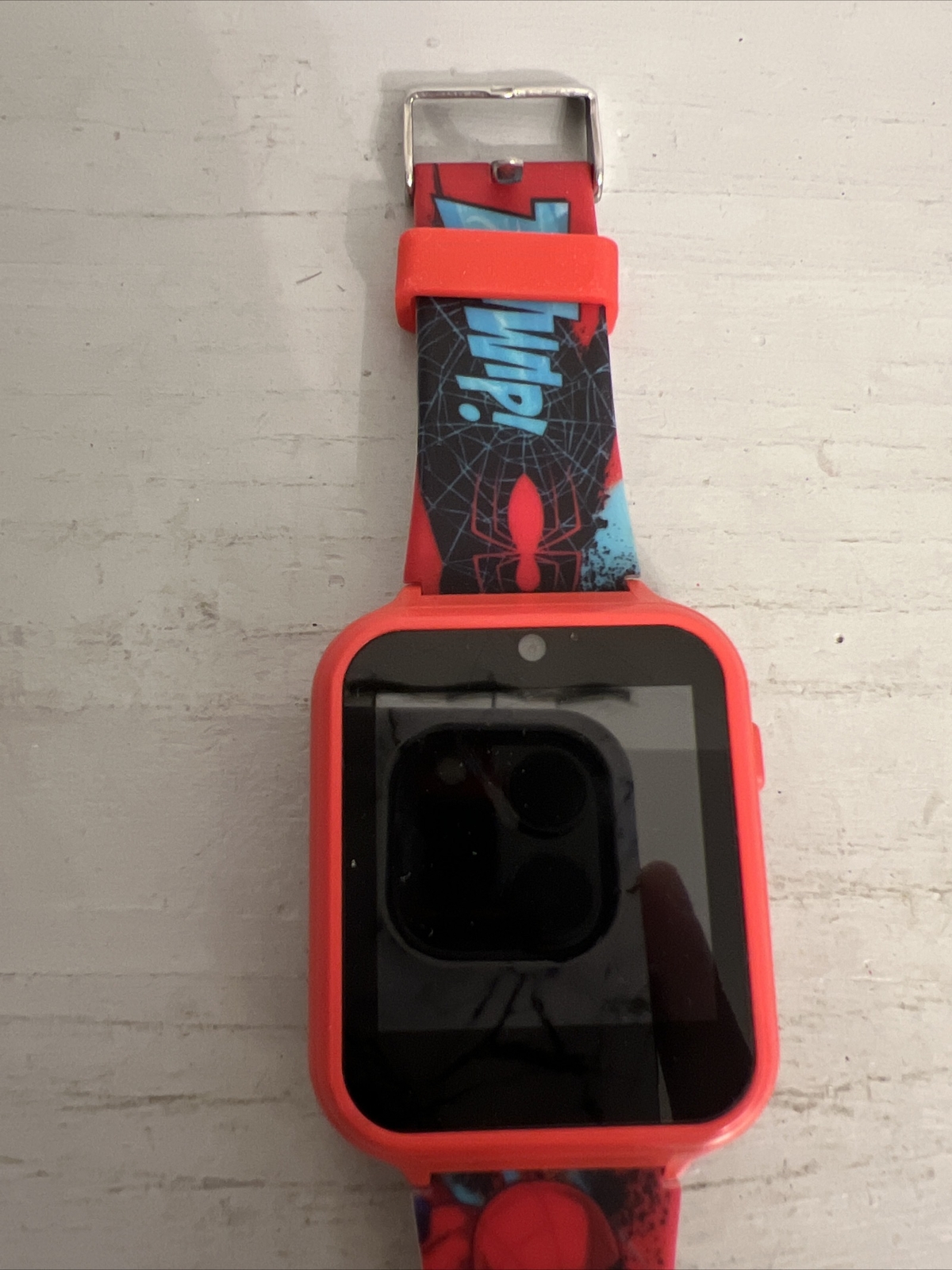 ITIME KIDS ACCUTIME SMART WATCH SPIDERMAN THEMED (TESTED FULL WORKING ORDER)