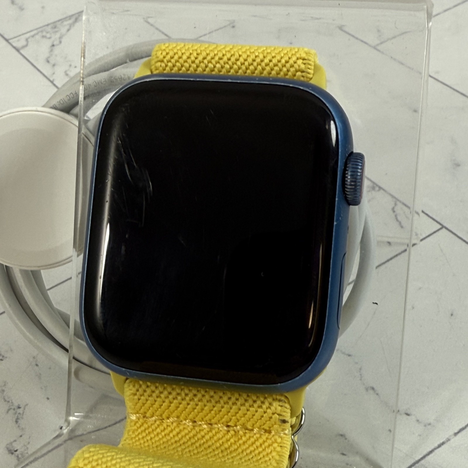 Apple Watch Series 7 Cellular Unlocked + GPS WiFi 45mm Aluminum Blue #A82