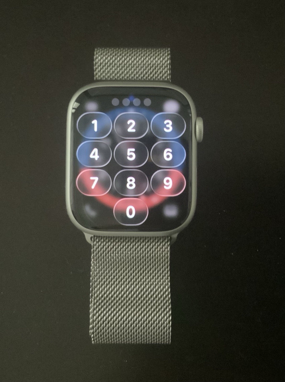 Apple Watch Series 9 45mm Aluminum Case w/ Stainless Steel Milanese Loop Silver