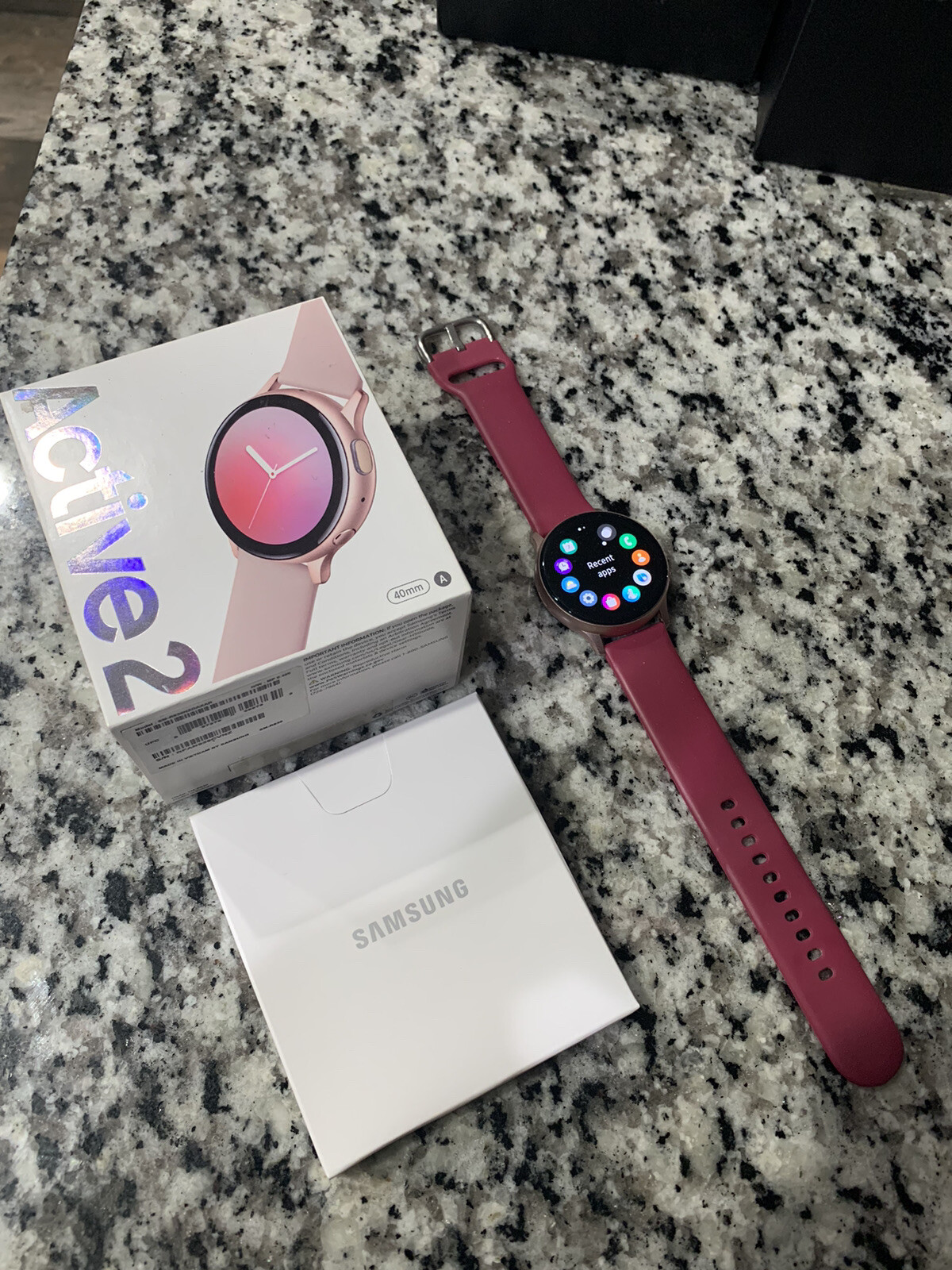 Samsung Galaxy Watch Active 2 SM-R830 40mm Aluminum Case with Sport Band…